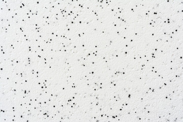 Texture polyester foam consisting of white and black balls