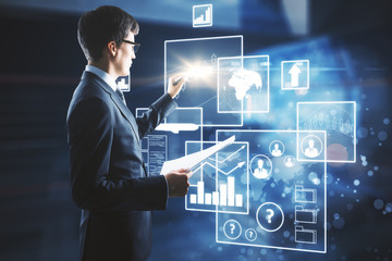 Technology and future concept