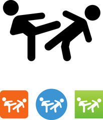 Self Defense Icon - Illustration