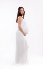 pregnant woman en studio