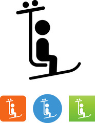 Ski Lift Icon - Illustration