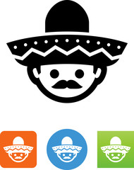 Sombrero Icon - Illustration