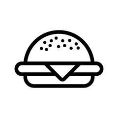 bbq burger icon
