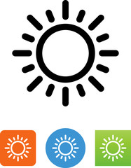 Sun Icon - Illustration