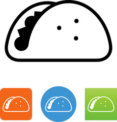 Taco Icon - Illustration