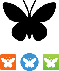 Vector Butterfly Icon - Illustration