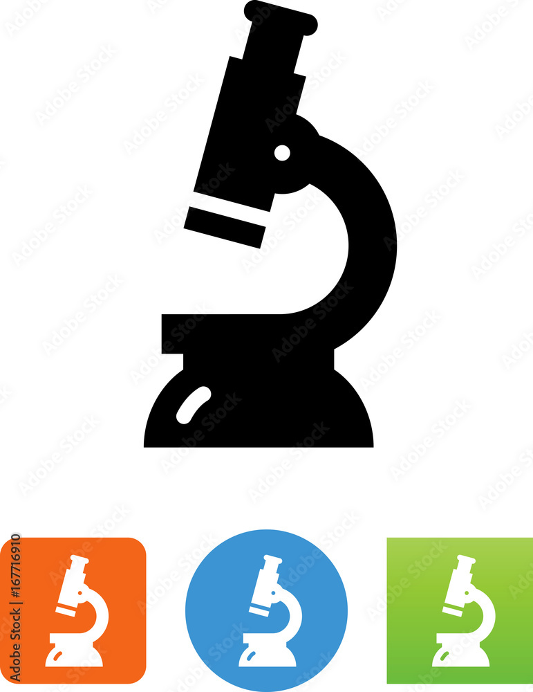 Wall mural Vector Microscope Icon - Illustration