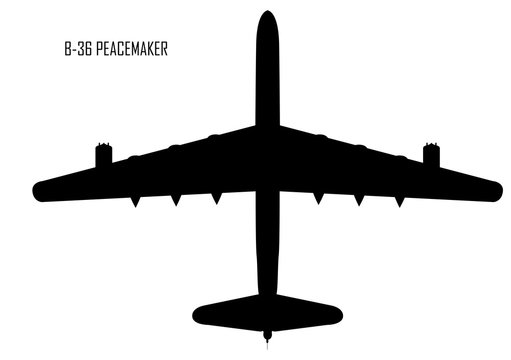 Convair B-36 Peacemaker silhouette