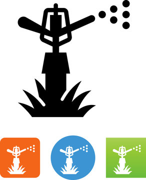 Vector Sprinkler Icon - Illustration