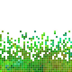 abstract vector square pixel mosaic background