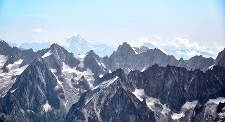 Fototapeta na wymiar Chamonix Mont Blanc, France