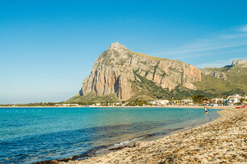 Fototapeta premium San Vito Lo Capo - view of the beach