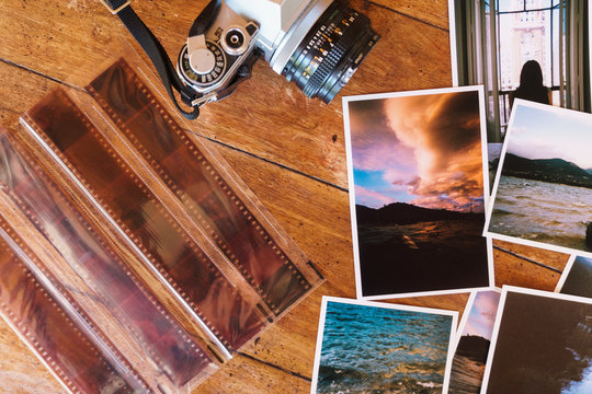 Printed photos and camera