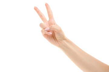 Female hand gestures emotions