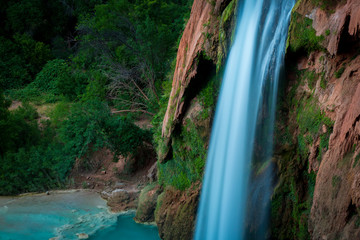 Fototapeta na wymiar Havasupai Waterfalls in Arizona