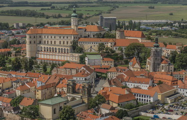 Fototapeta na wymiar Mikulov town in south Moravia region