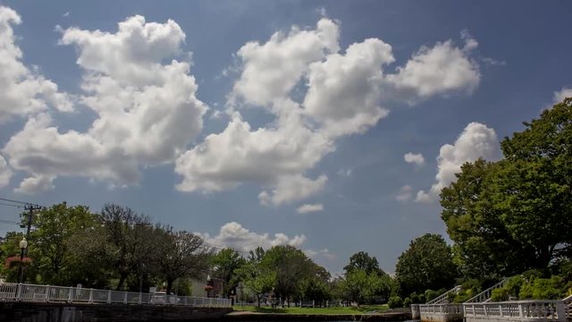 Cloud time lapse video
