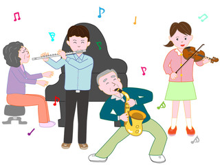 シニアのコンサート