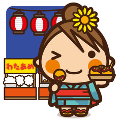 がっこうKids 浴衣女子