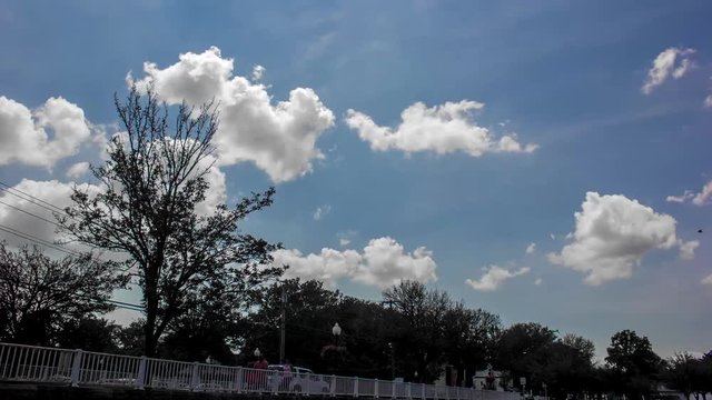 Cloud time lapse video