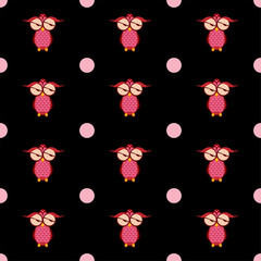 pattern owl graphic cartoon character