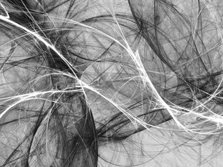 Abstract fractal background 3D rendering