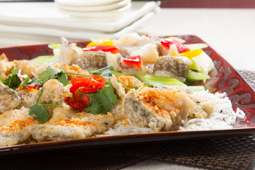 deep fried fish
