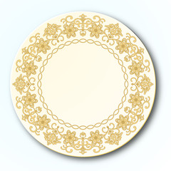 Western Porcelain Plate 