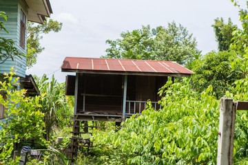 Wooden houses Thailand