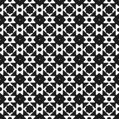 Seamless black and white pattern background abstract