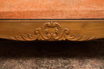 dettaglio legno intagliato