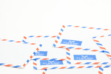 Vintage airmail envelopes