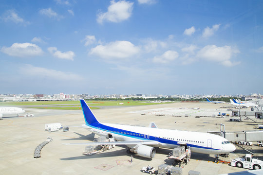 羽田空港 国際線旅客ターミナル 展望デッキからの眺め