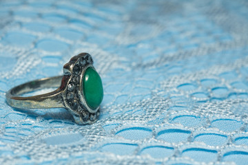 Silver Ring Nephrite