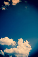 Sky and Clouds Retro