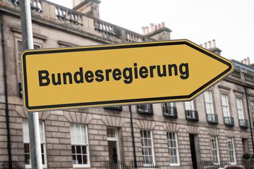 Schild 238 - Bundesregierung