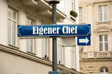 Schild 192 - Eigener Chef