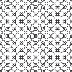 Ornamental seamless pattern. Black and white colors.  Endless template for wallpaper, textile, wrapping, print, interior, floor, fabric. Abstract texture. Traditional ethnic ornament for  design.