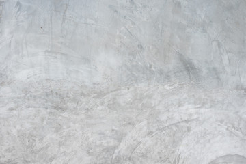 Polished cement wall.