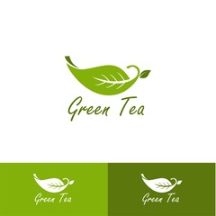 Green Tea Teapot Logo