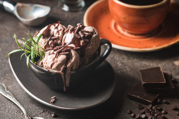 Chocolate coffee ice cream