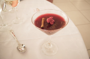 Raspberry Jelly Dessert