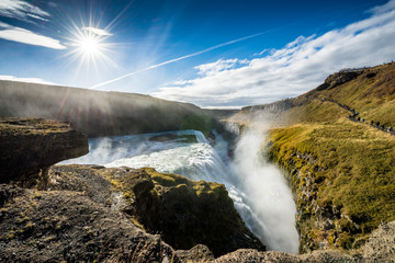 Gullfoss Wasserfall am Golden Circle in Island