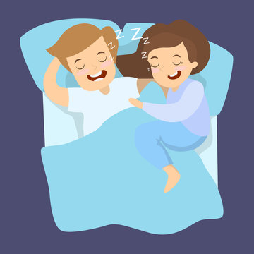 Couple Sleeping Cartoon Images – Browse 3,845 Stock Photos, Vectors, and  Video | Adobe Stock