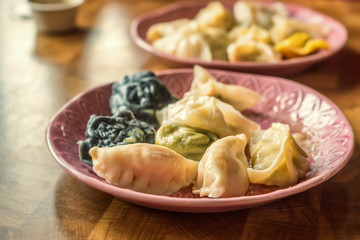 Variety of dumplings
