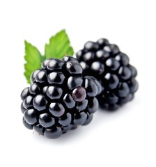 Sweet blackberries .