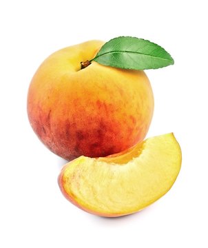 Ripe peaches