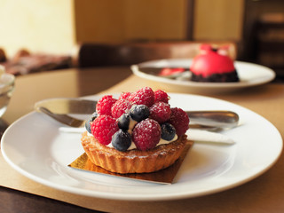 Berry brownie