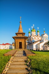 Fototapeta na wymiar Trinity-Sergius Varnitsky Monastery in Rostov - birthplace of Sergius of Radonezh