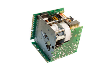 Electronic-mechanical device.